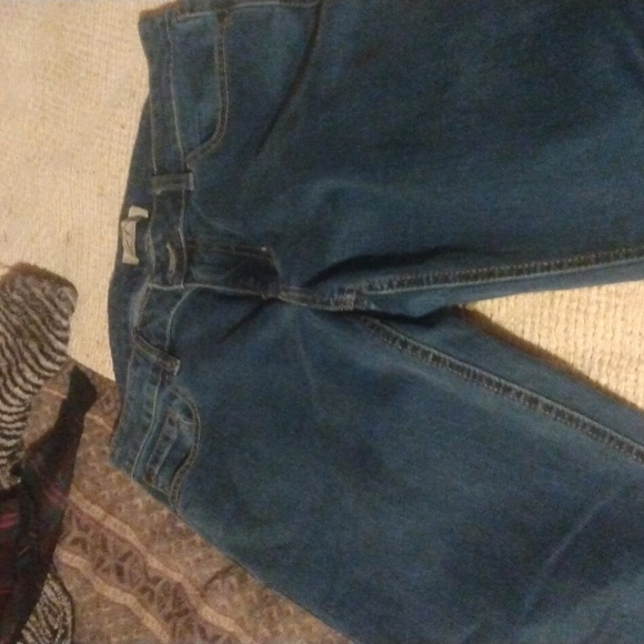 Blue Mountain Brand Women's Jeans Size 12 boot cut dark blue high waist - Picture 5 of 7